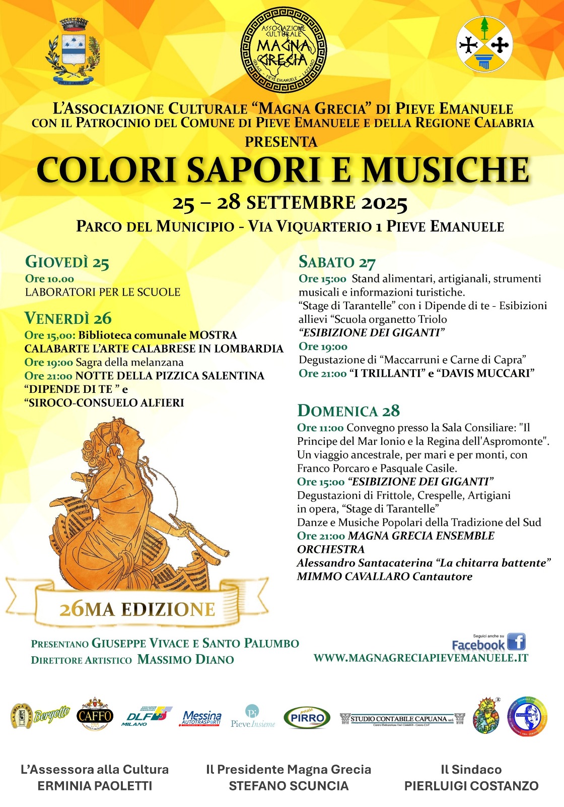 colori sapori musiche 2025
